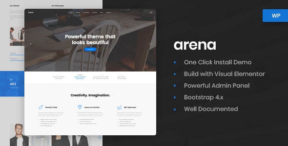 Arena v1.0.3 &#8211; Business &amp; Agency WordPress Theme