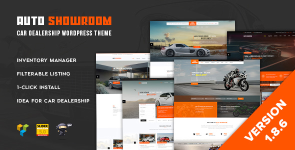 Auto Showroom v1.8.9 &#8211; Car Dealership WordPress Theme