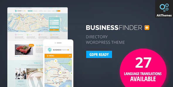 Business Finder v2.48 &#8211; Directory Listing WordPress Theme