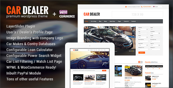 Car Dealer v1.5.0 &#8211; Responsive Automotive WordPress Theme