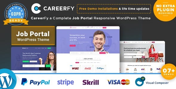 Careerfy v2.5.6 &#8211; Job Board WordPress Theme