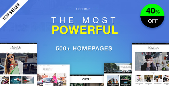 CheerUp Blog v6.1.3 &#8211; Magazine &#8211; WordPress Blog Theme