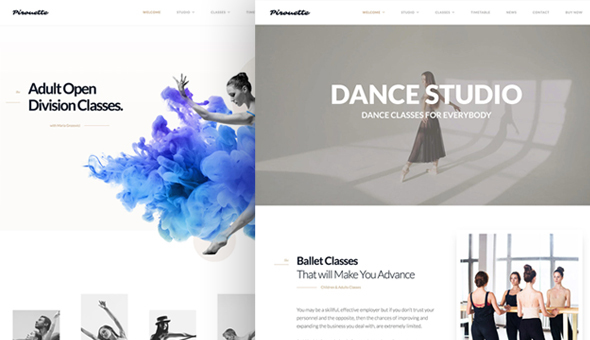 Dance WordPress Theme v1.1.3.1 &#8211; Dancing Academy
