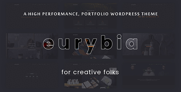 Eurybia v1.0 &#8211; Creative WordPress Portfolio Theme