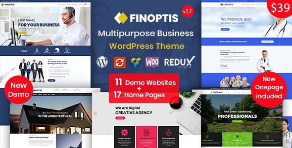 Finoptis v1.8 &#8211; Multipurpose Business WordPress Theme