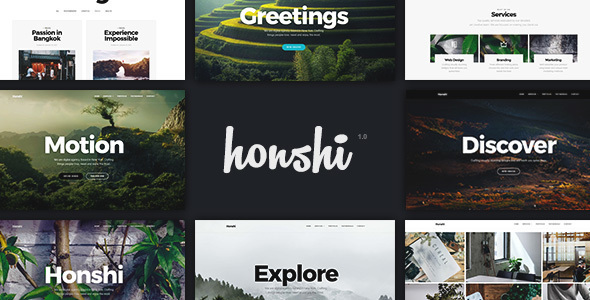 Honshi v2.3.5 &#8211; WordPress Multi Purpose Creative Portfolio Theme