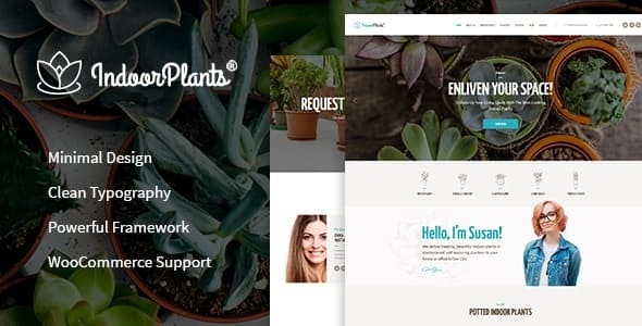 Indoor Plants v1.2 | Houseplants store &amp; Gardening WordPress Theme