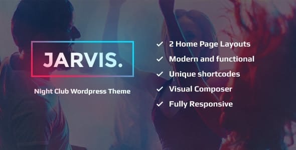 Jarvis v1.8 &#8211; Night Club, Concert, Festival WordPress Theme
