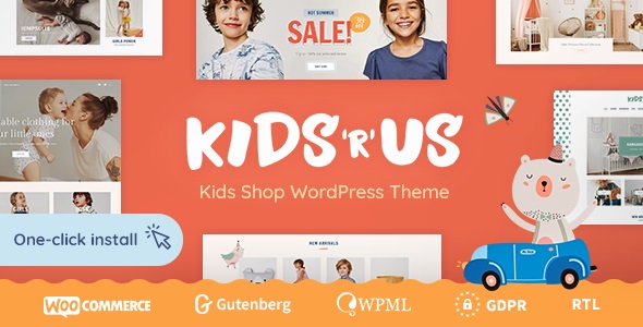 Kids R Us v1.0.1 &#8211; Toy Store and Kids Clothes Shop Theme