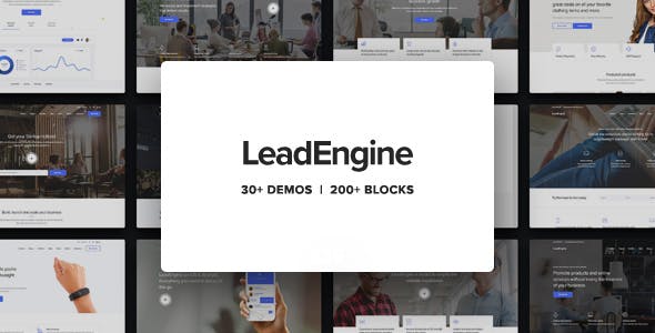 LeadEngine v1.7.4 &#8211; Multi-Purpose WordPress Theme with Page Builder