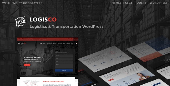 Logisco v1.0.1 &#8211; Logistics &amp; Transportation WordPress