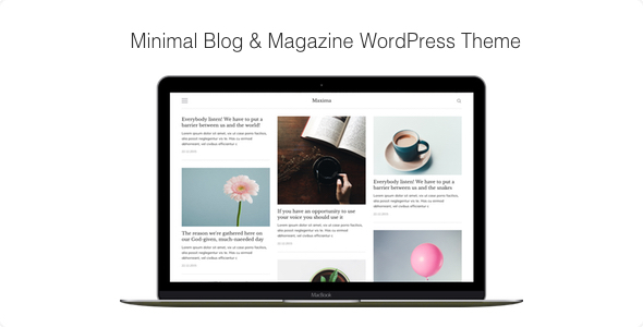 Maxima v1.2.3 &#8211; Minimal Blog &amp; Magazine WordPress Theme