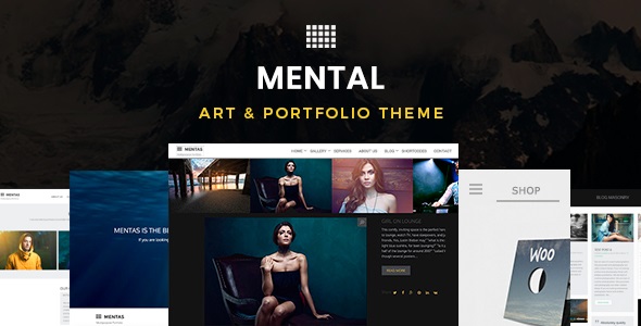 Mental v2.3.0 | Art &amp; Portfolio Theme