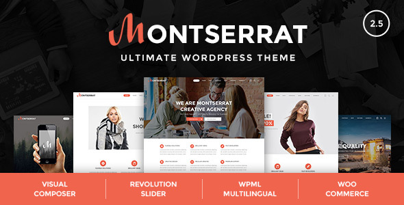 Montserrat v2.5 &#8211; Multipurpose Modern WordPress Theme