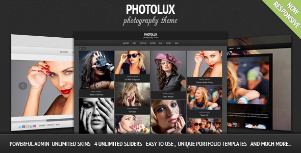 Photolux v2.3.9 &#8211; Photography Portfolio WordPress Theme