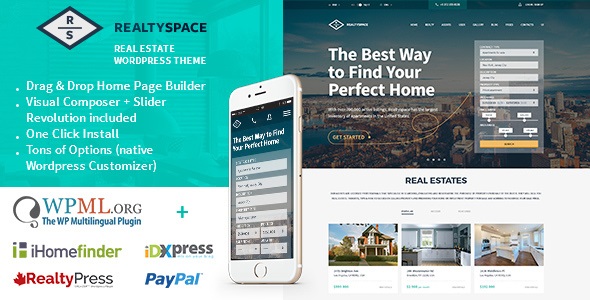 Realtyspace v1.4.16 &#8211; Real estate WordPress Theme
