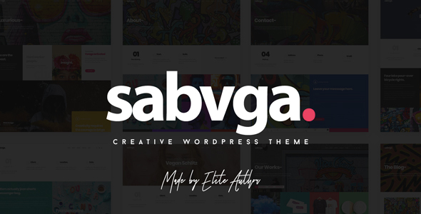 Sabvga v1.1 &#8211; Modern &amp; Creative Portfolio Theme