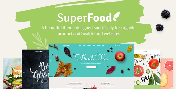 Superfood v1.3.1 &#8211; A Vibrant Theme for Organic Food and Health Products