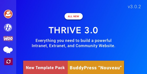 Thrive v3.1.7 &#8211; Intranet &amp; Community WordPress Theme
