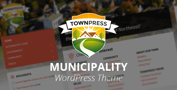 TownPress v3.1.2 &#8211; Municipality WordPress Theme