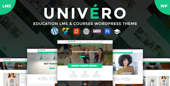 Univero v1.3 | Education LMS &amp; Courses WordPress Theme