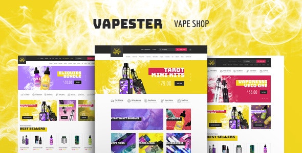 Vapester v1.0.1 | Creative Cigarette Store &amp; Vape Shop WooCommerce Theme