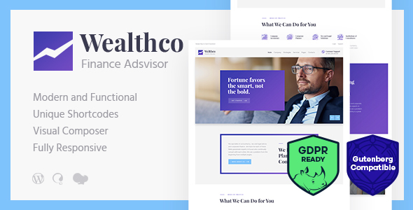 WealthCo v1.1 &#8211; Business &amp; Financial Consulting Theme