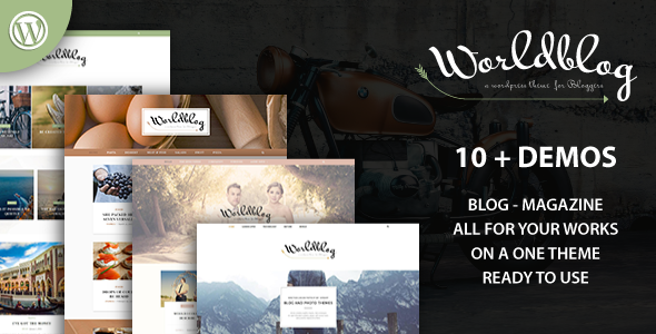 Worldblog v1.0 &#8211; WordPress Blog and Magazine Theme