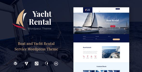Yacht and Boat Rental Service v1.2 WordPress Theme