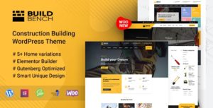 Buildbench &#8211; Construction Building WordPress Theme v1.7 nulled
