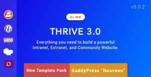 Thrive &#8211; Intranet &amp; Community WordPress Theme v3.1.8 nulled
