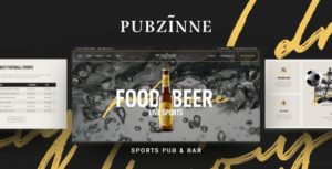 Pubzinne &#8211; Sports Bar WordPress Theme v1.0 nulled