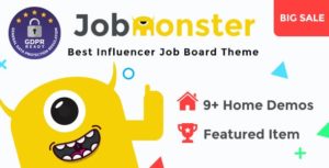 Jobmonster &#8211; Job Board WordPress Theme v4.6.5.2 nulled