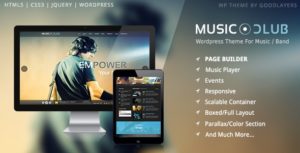 Music Club &#8211; Band | Party WordPress v1.8.2 nulled