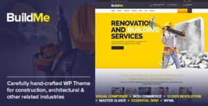 BuildMe &#8211; Construction &amp; Architectural WP Theme v4.3 nulled