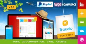Travelo &#8211; Travel/Tour/Car Rental/Cruise Booking WordPress Theme v4.2.1 nulled