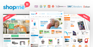 ShopMe &#8211; Multi Vendor Woocommerce WordPress Theme v1.5.4 nulled