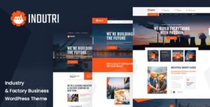 Indutri – Factory &amp; Industrial WordPress Theme v1.0.1 nulled
