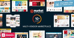 eMarket &#8211; Multi Vendor MarketPlace WordPress Theme v2.9.0 Untouched nulled