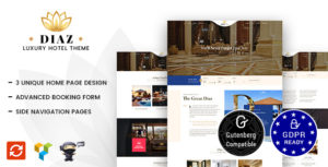 Hotel Diaz &#8211; Hotel Booking Theme v2.3 nulled