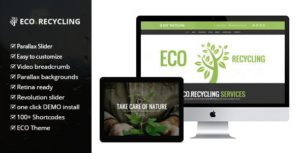 Eco Recycling &#8211; Ecology &amp; Nature WordPress Theme v2.2 nulled