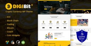 DigiBit &#8211; Cryptocurrency Mining WordPress Theme v1.7 nulled