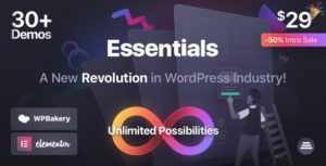 Essentials | Multipurpose WordPress Theme v1.0.3 Nulled