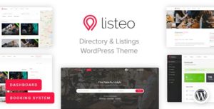 Listeo &#8211; Directory &amp; Listings With Booking &#8211; WordPress Theme v1.3.8 nulled
