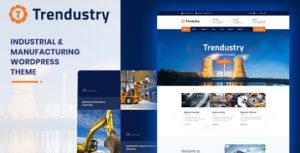 Trendustry &#8211; Industrial &amp; Manufacturing WordPress Theme v1.0.6 nulled