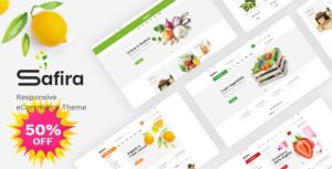 Safira &#8211; Food &amp; Organic WooCommerce WordPress Theme v1.0.2 nulled