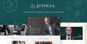 Justicia &#8211; Lawyer and Law Firm Theme v1.3.0 nulled