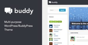 Buddy &#8211; Multi-Purpose WordPress/BuddyPress Theme v2.21.2 nulled
