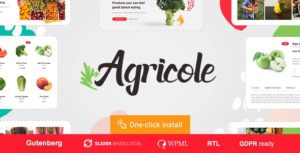 Agricole &#8211; Organic Food &amp; Agriculture WordPress Theme v1.0.4 nulled