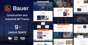 Bauer | Construction and Industrial WordPress Theme v1.8 nulled